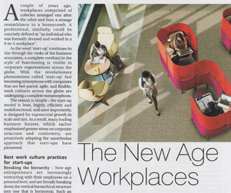 The new age workplaces