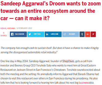 Sandeep Aggarwal’s Droom wants to zoom towards an entire ecosystem around the car — can it make it?