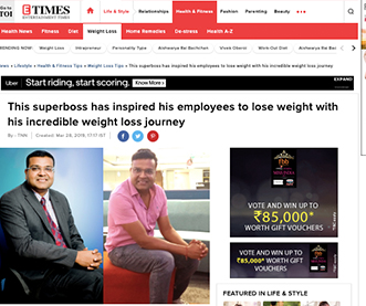 This superboss has inspired his employees to lose weight with his incredible weight loss journey